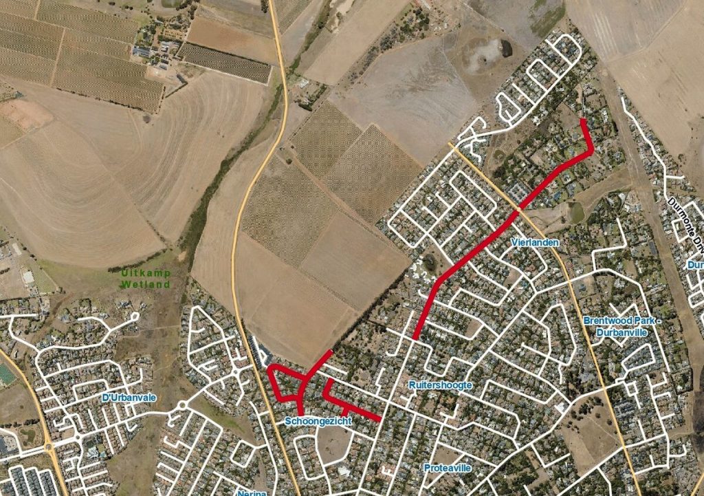 Roadworks in Vierlanden (Murray Street)