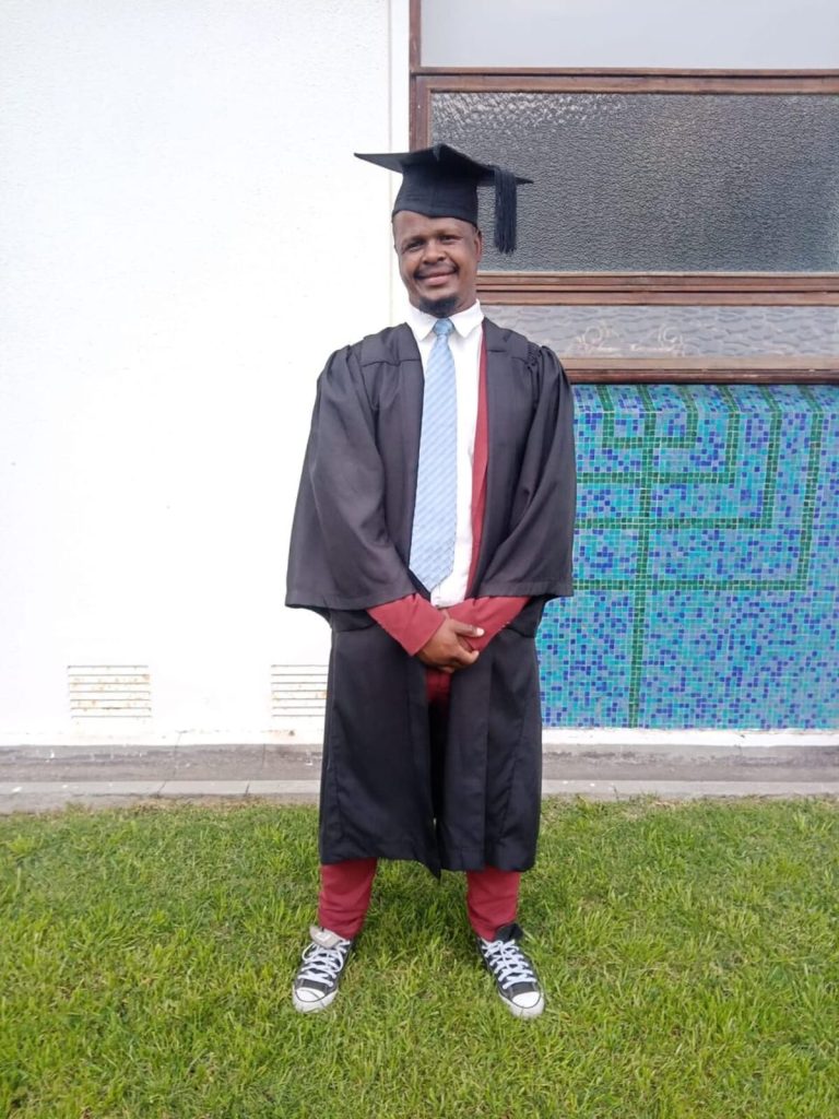 He has also completed several degrees, including one in community development.