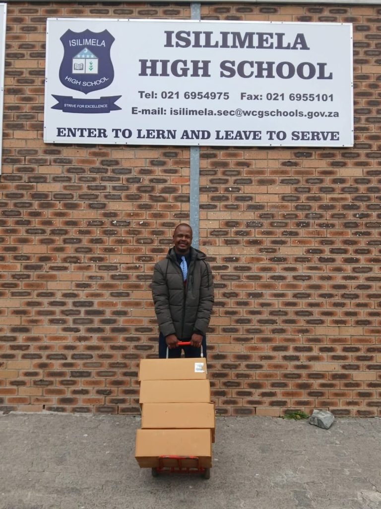 He volunteers for Gideons, distributing Bibles to schools.