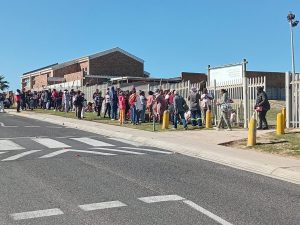 WATCH | Scores of residents flock to non-profit’s free shopping day