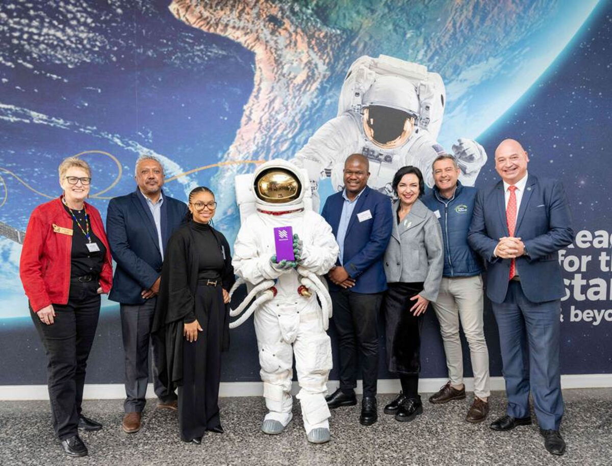 Representatives from the organisations behind South Africa’s pioneering Rooibos in Space initiative