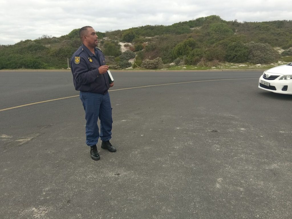 Sergeant Deon Coetzee heads Strandfontein's Spiritual Crime Prevention Unit.
