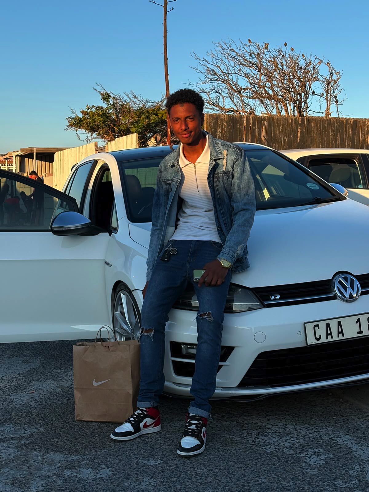 Moestafa Meyer is a shoe entrepreneur from Tafelsig.