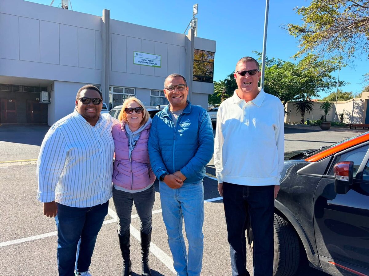 Councillors Anthony Benadie and Fabian Ah-Sing join Ward 113 oversight efforts with Sue van der Linde.