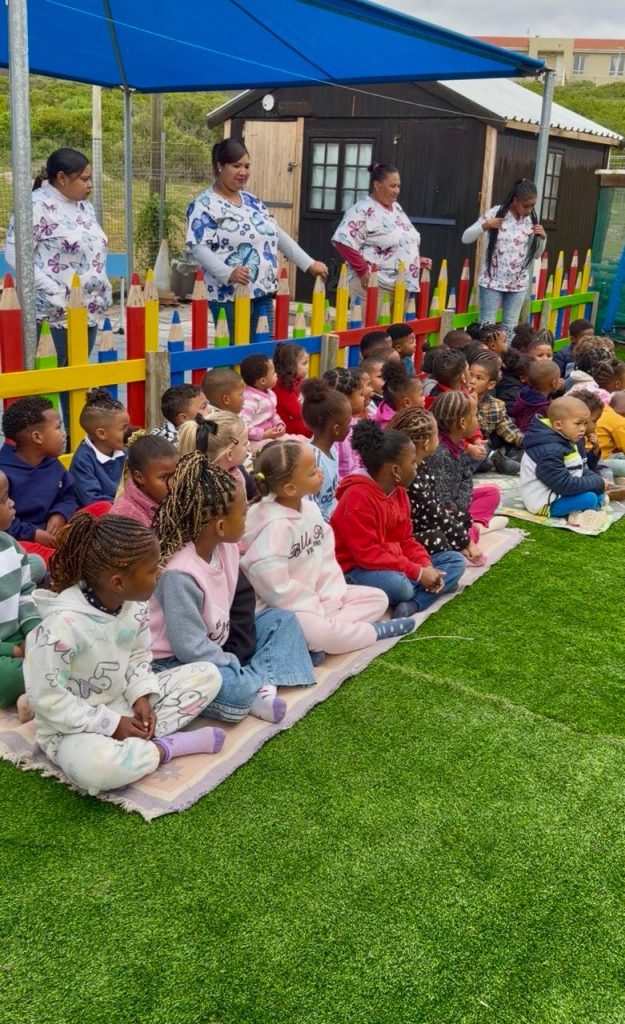Children were among the first to explore the new library and therapy centre at the Melkbos Care Centre.