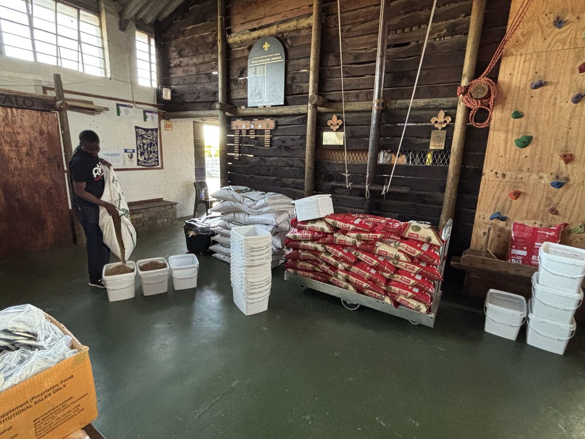 The Rise Against Hunger event saw more than 60 volunteers work together
