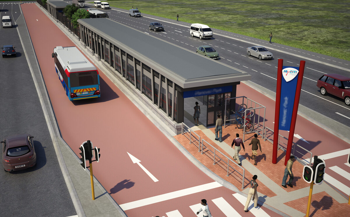 A rendition of what some of the stations may look like.