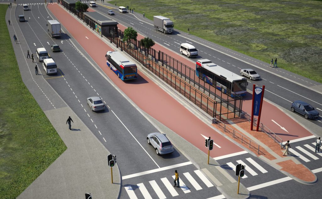 A rendition of what some of the stations may look like.