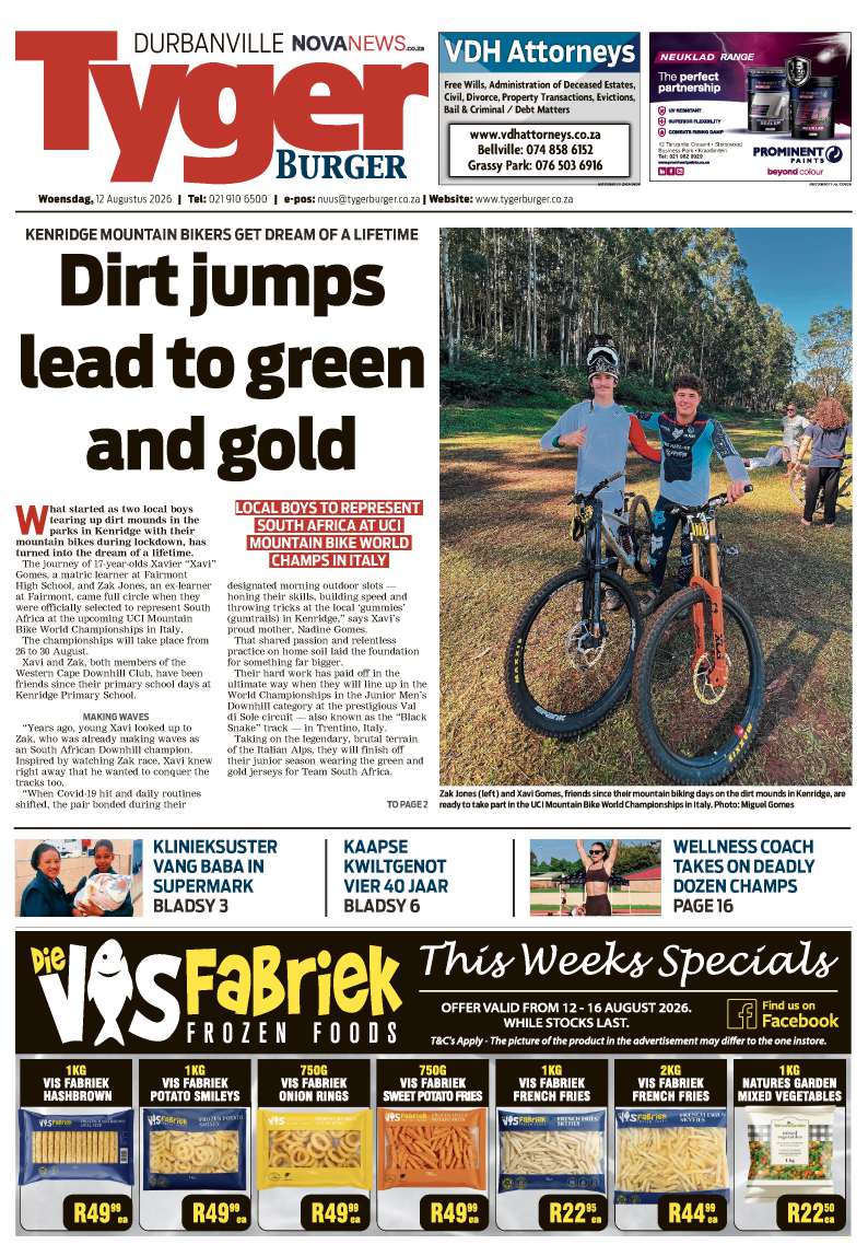 TygerBurger | Durbanville | E-edition | 12 August 2026