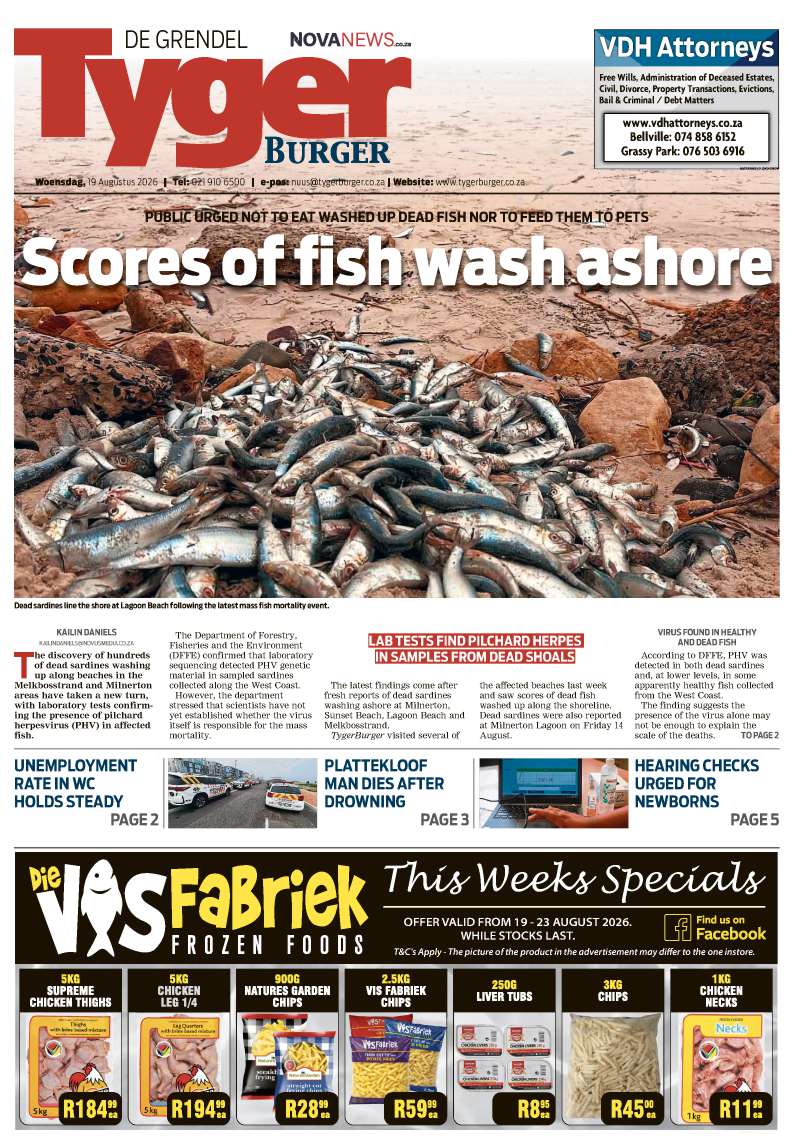 TygerBurger | De Grendel | E-edition | 19 August 2026