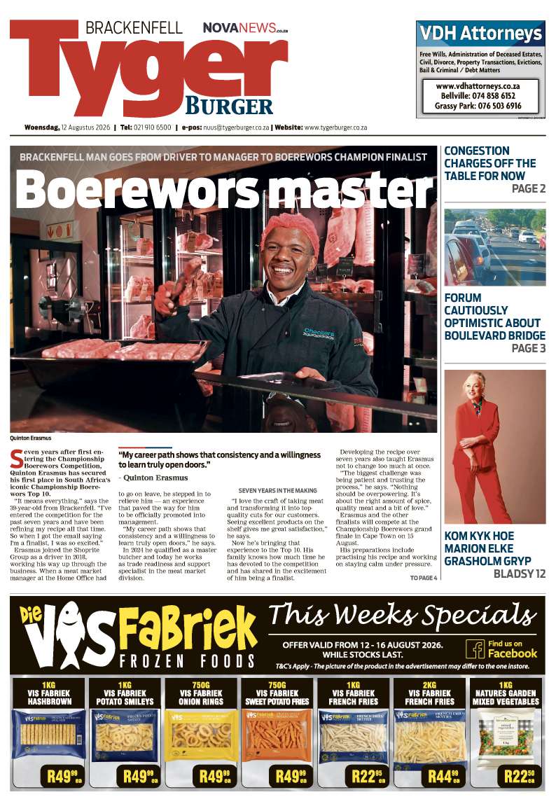 TygerBurger | Brackenfell | E-edition | 12 August 2026