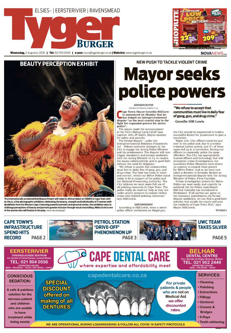 TygerBurger | Elsies/Eersterivier/Ravensmead | E-edition | 5 August 2026