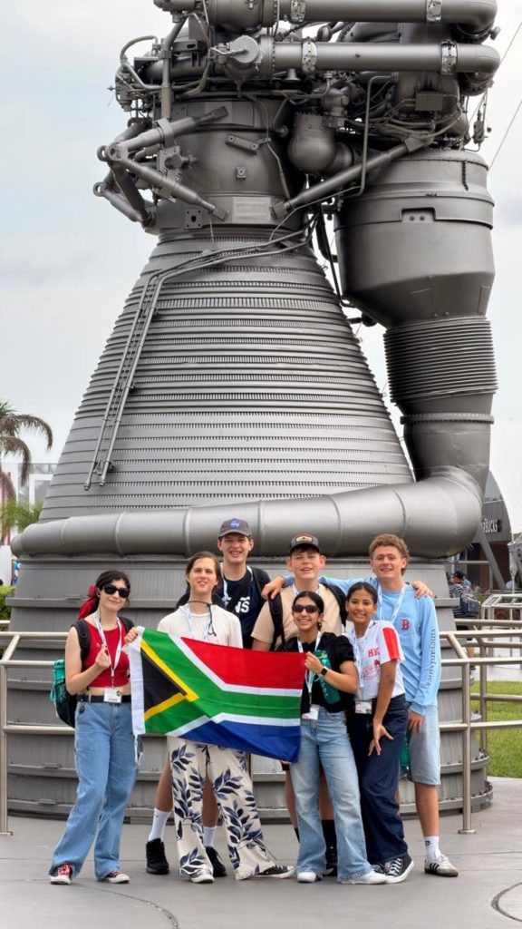 The team at the Kennedy Space Centre.