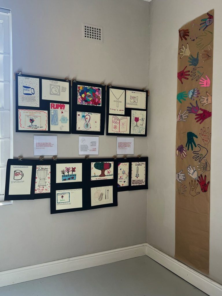 Children between the ages of 12 and 16 took part in the curation workshop.