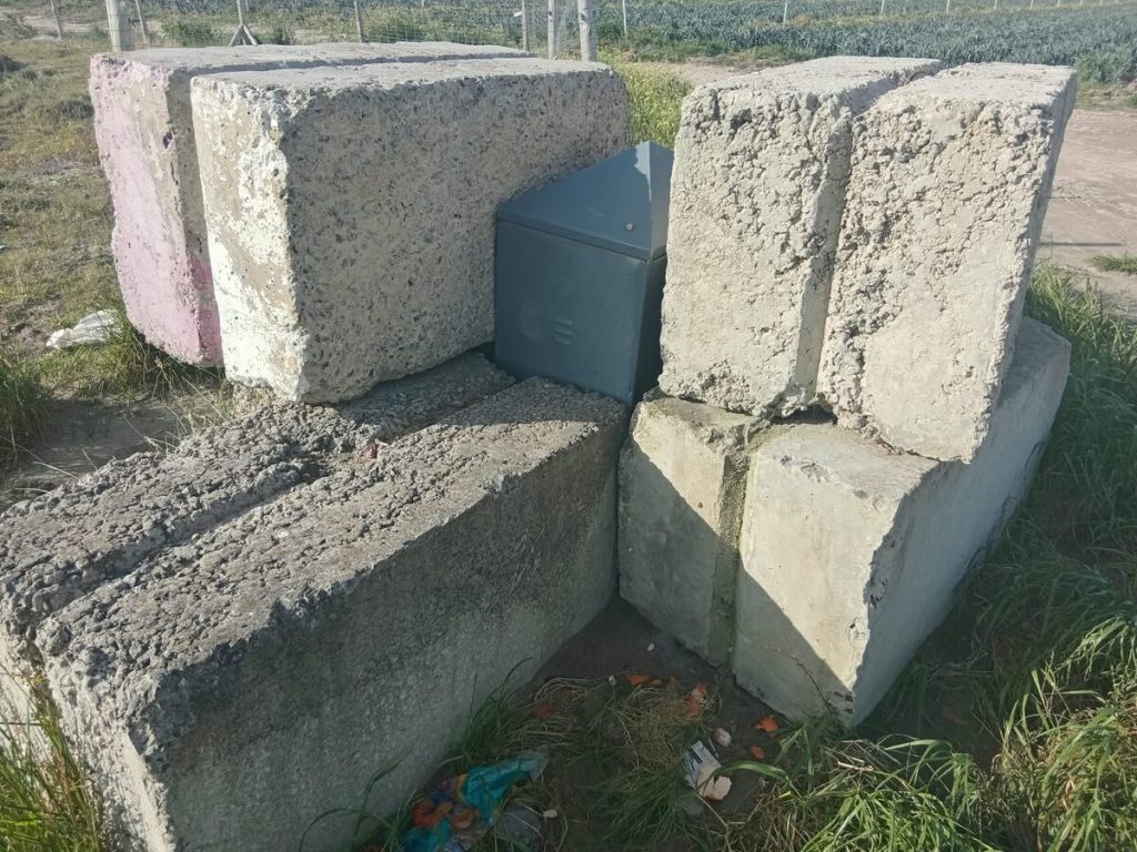 A municipal box in Schaapkraal