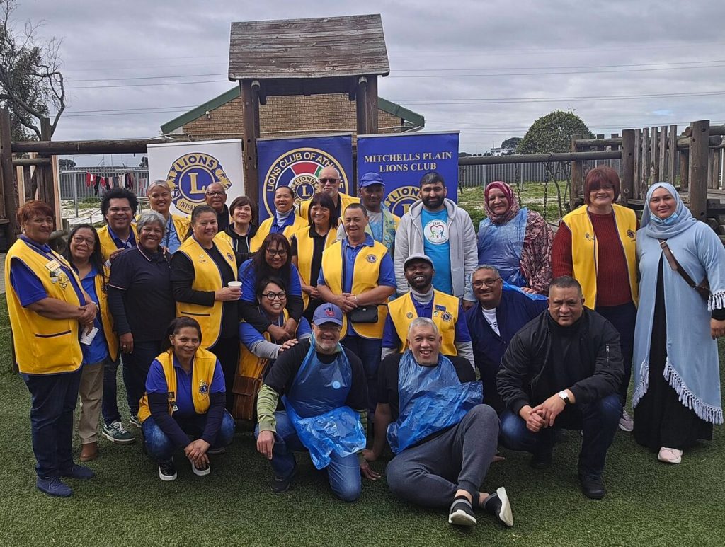 Three Lions clubs came together for a community outreach event.