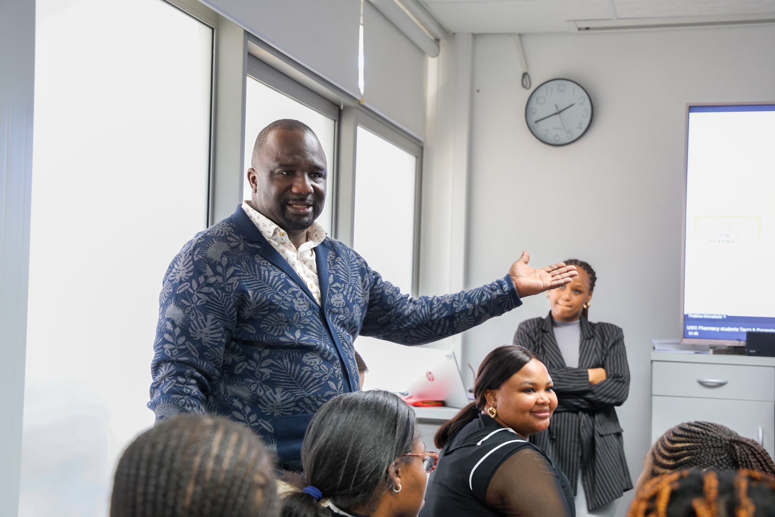 Prof Samuel Egieyeh from UWC’s Pharmacy Department supervises research teams studying the natural properties of plants for their application as medicine.