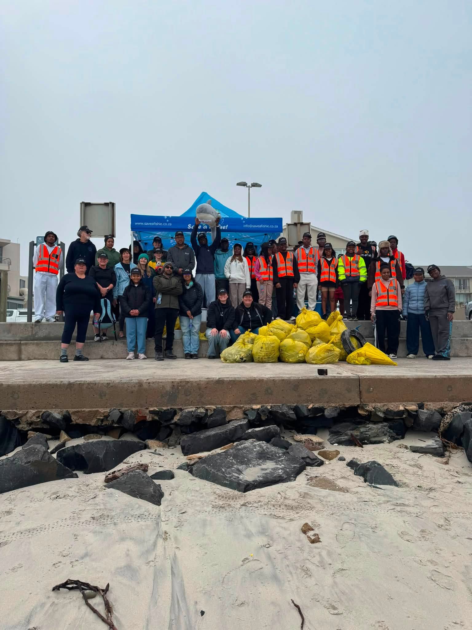 Save a Fishie volunteers collected 211kg of litter