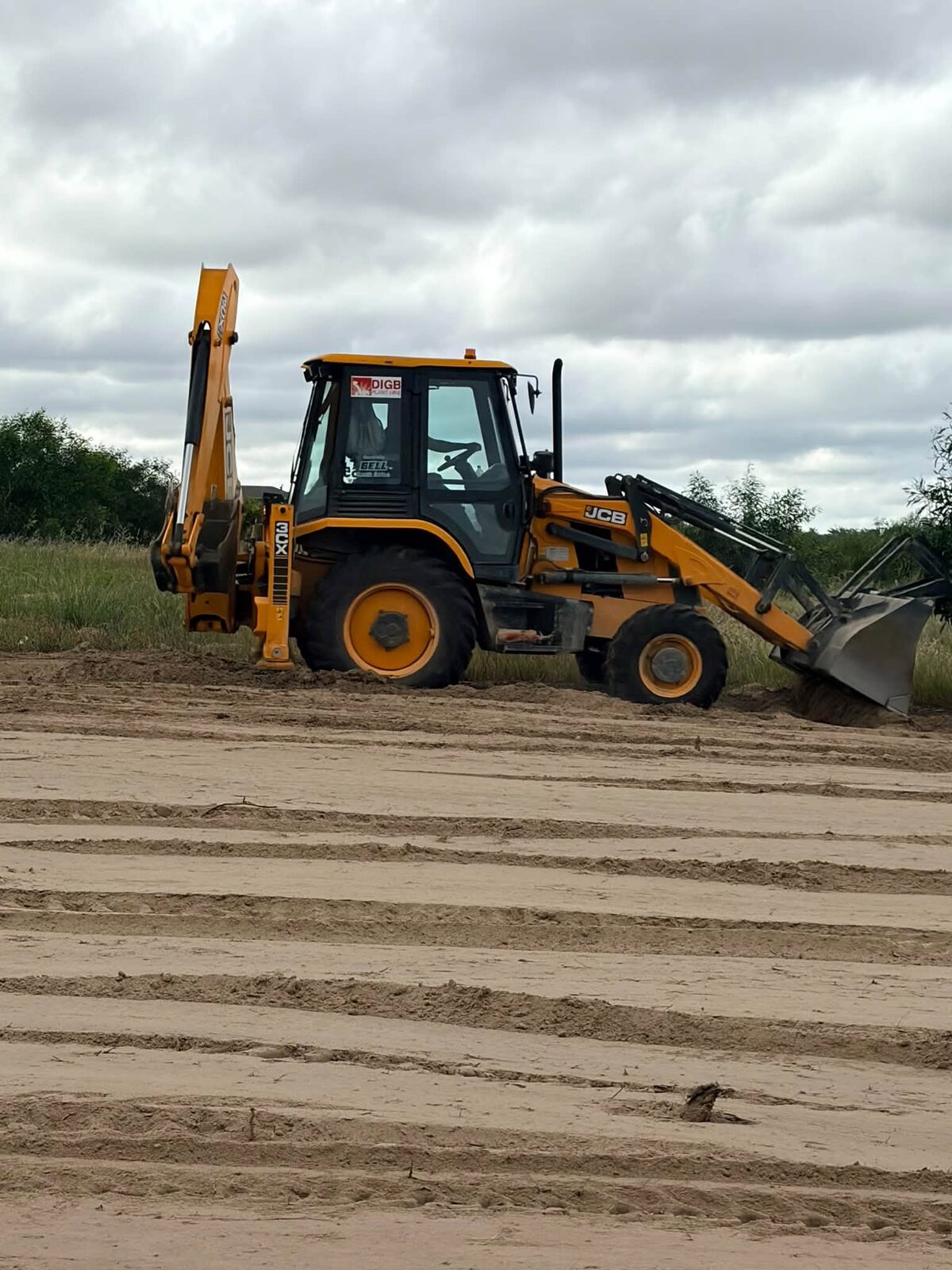 Civil works at the Flandorp site