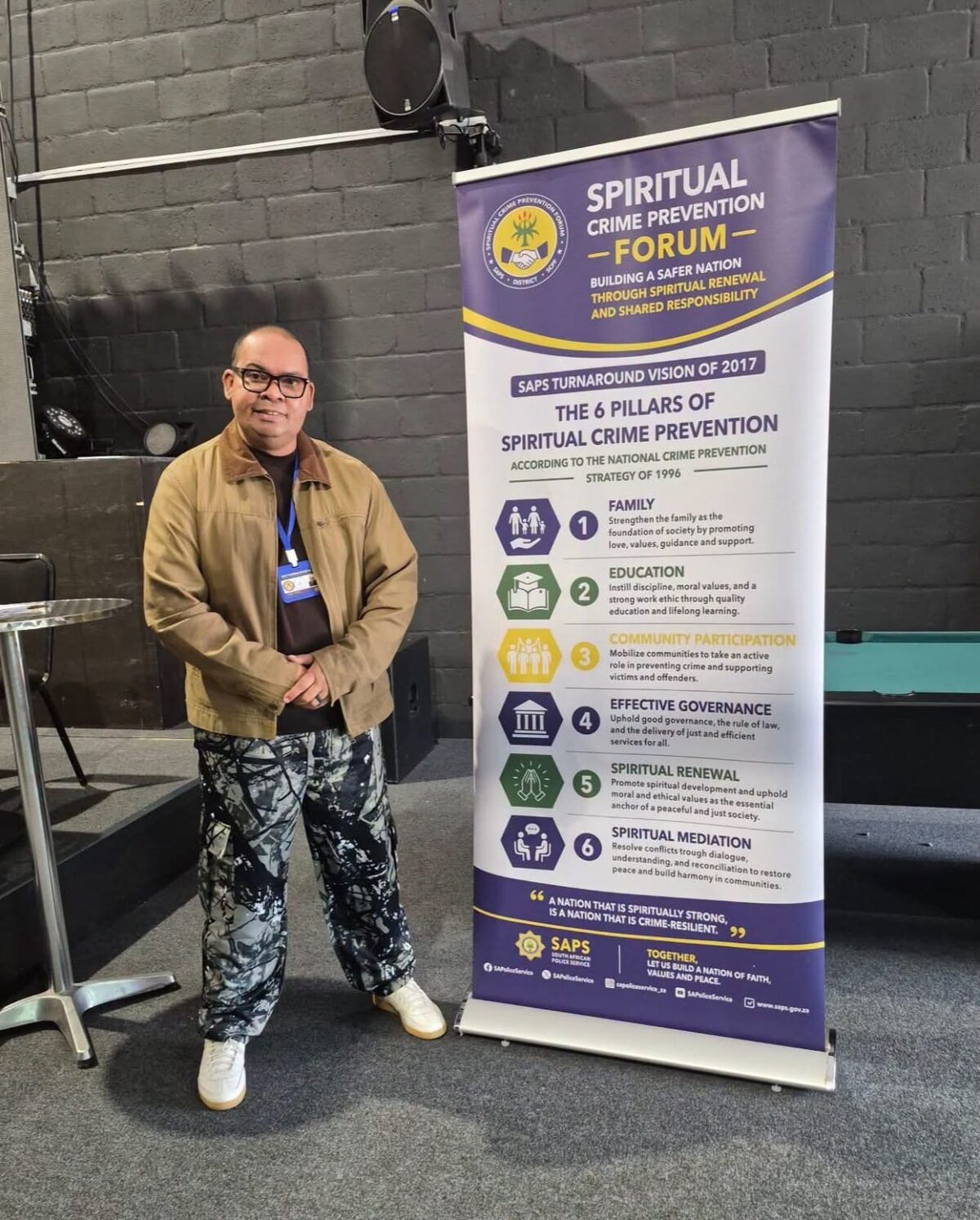 Denver Dreyer has taken the conversation on substance abuse recovery to the Parliamentary National Assembly,