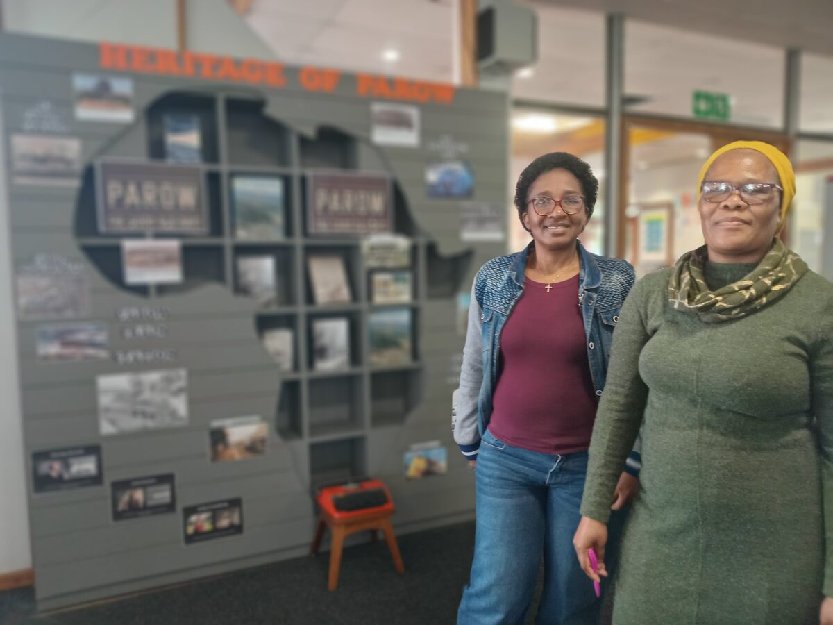 Exhibit on Parow’s history on at local library