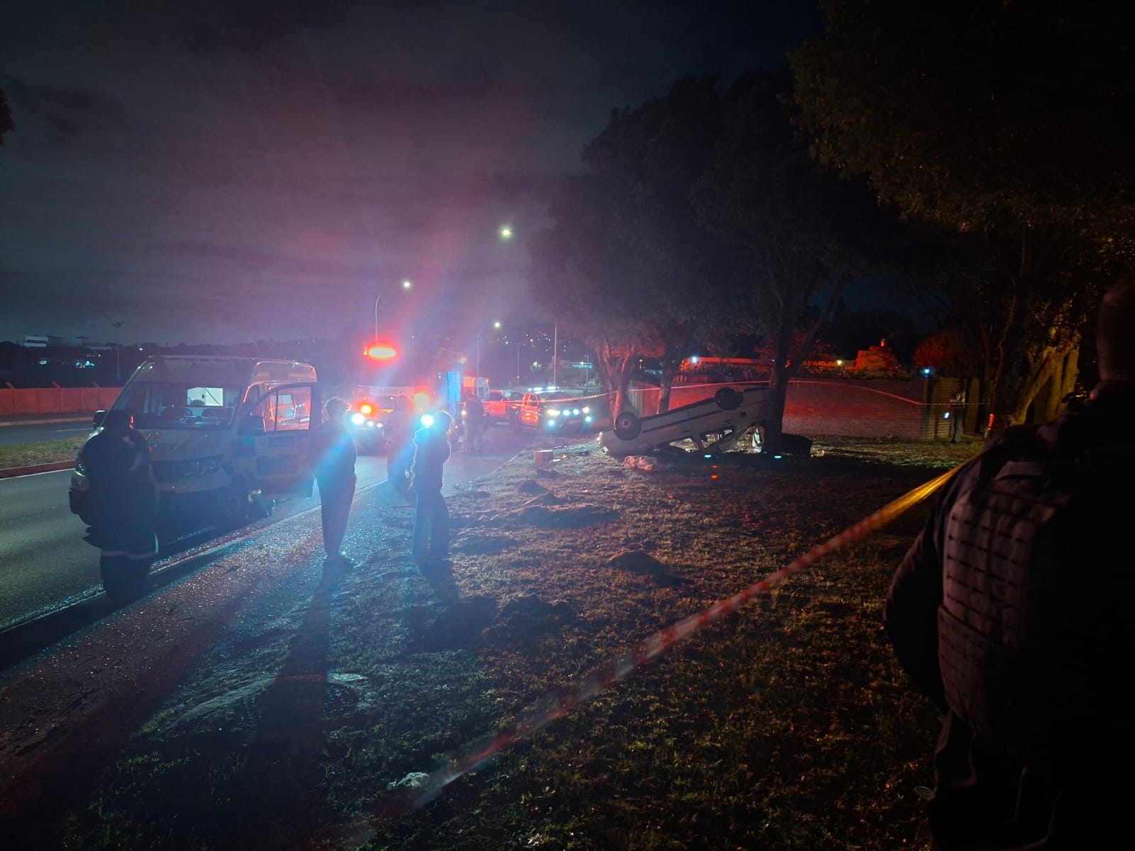 Die ongeluk het omstreeks 22:20 plaasgevind.