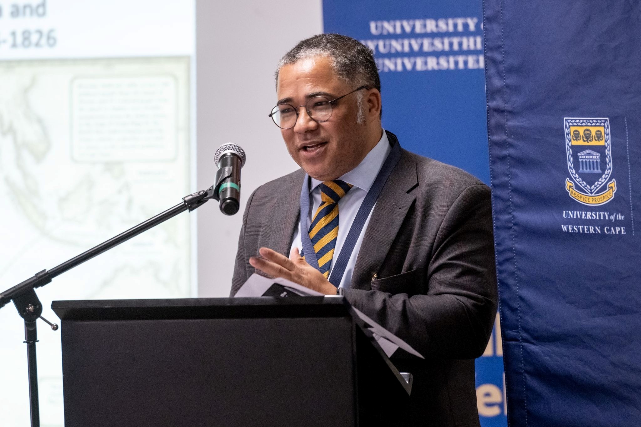 Prof Quentin Williams is Director of the Centre for Multilingualism and Diversities Research (CMDR) at UWC and Professor of Linguistics in the Linguistics Department at UWC.