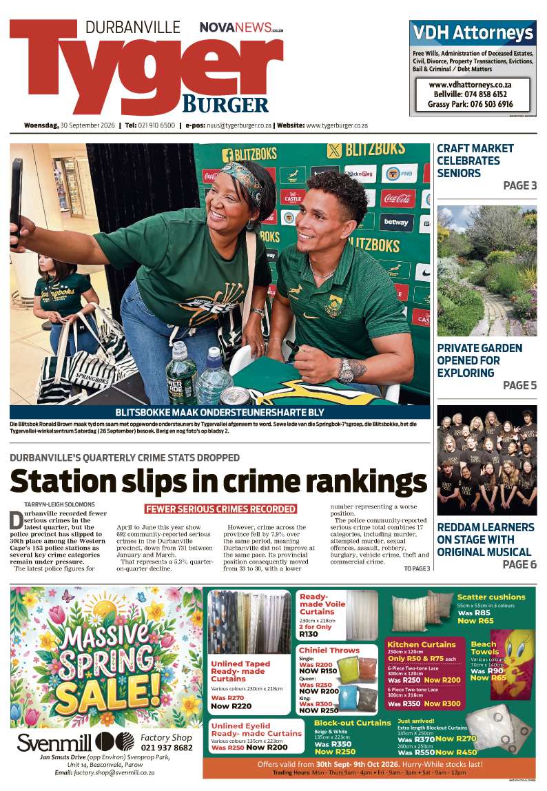 TygerBurger | Durbanville | E-edition | 30 September 2026