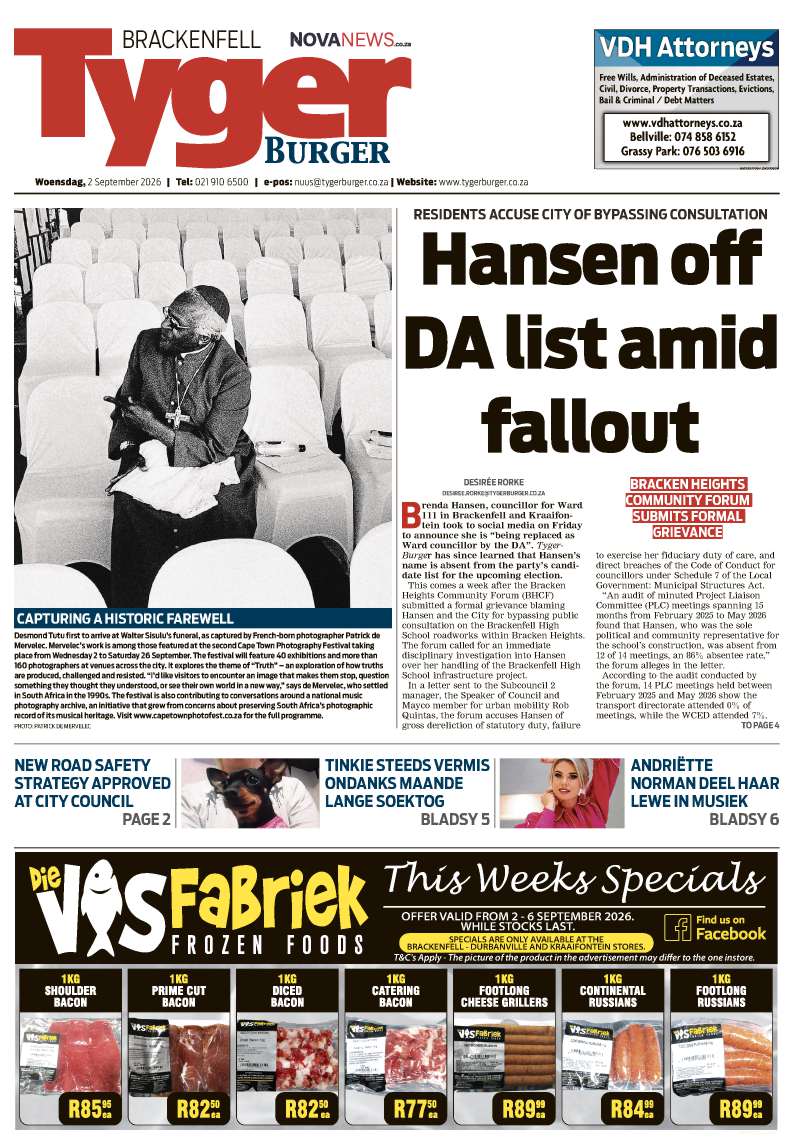TygerBurger | Brackenfell | E-edition | 2 September 2026