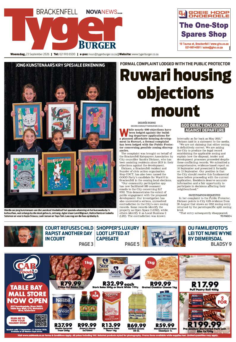 TygerBurger | Brackenfell | E-edition | 23 September 2026