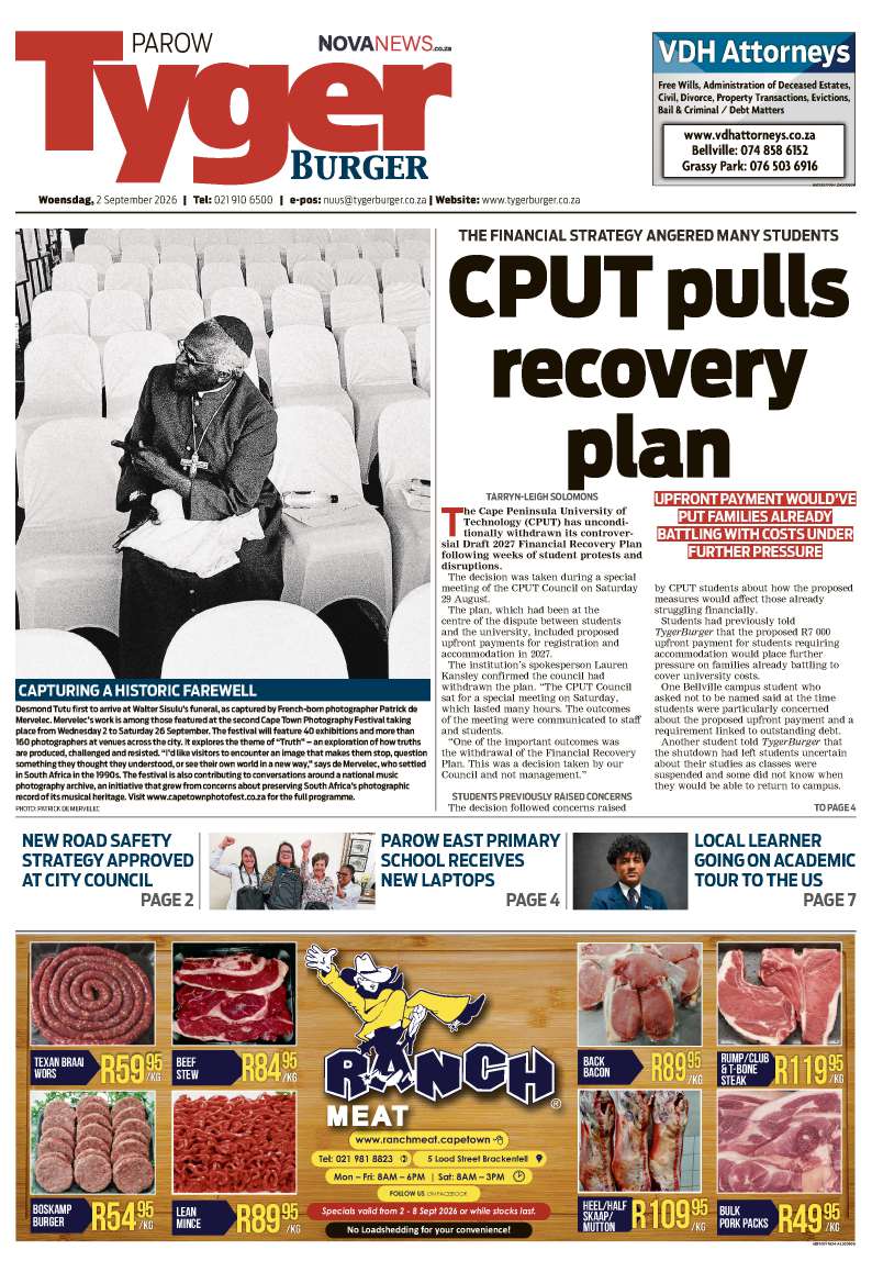 TygerBurger | Parow | E-edition | 2 September 2026