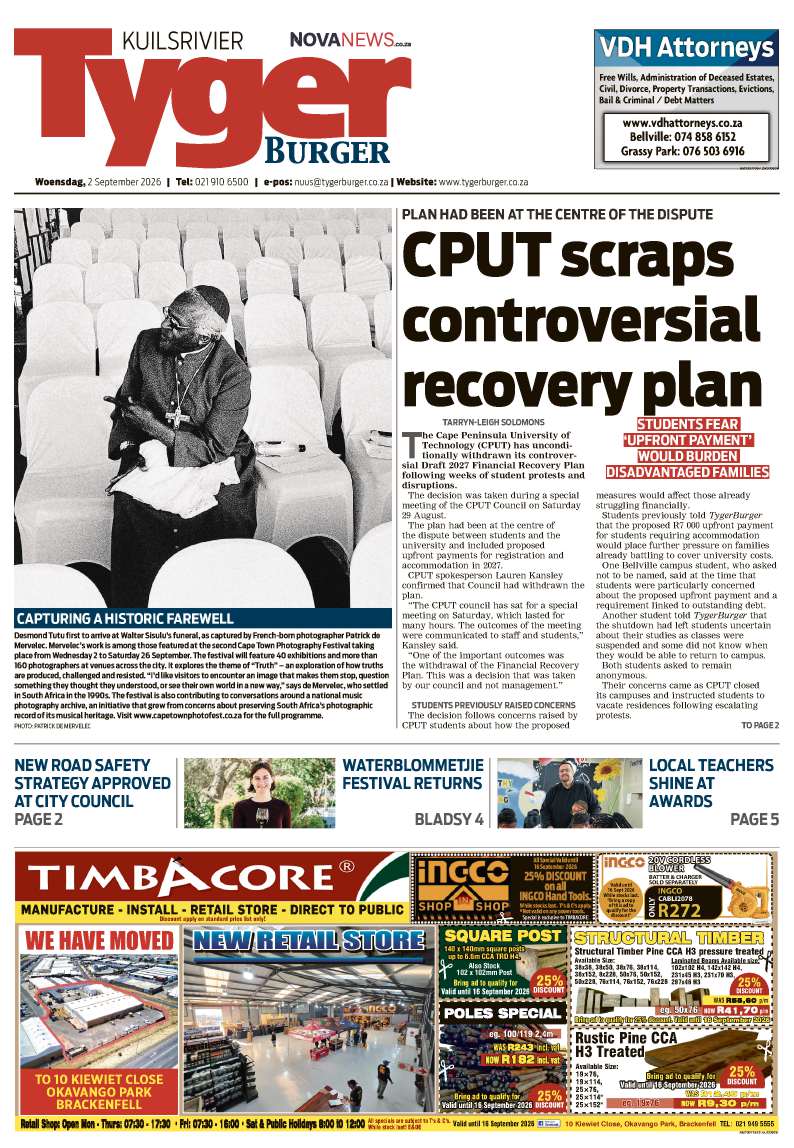 TygerBurger | Kuilsrivier | E-edition | 2 September 2026