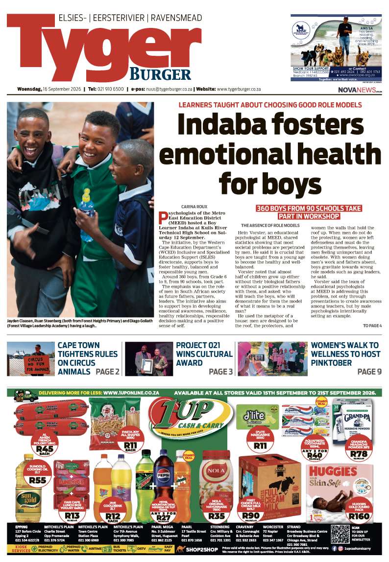 TygerBurger | Elsies/Eersterivier/Ravensmead | E-edition | 16 September 2026