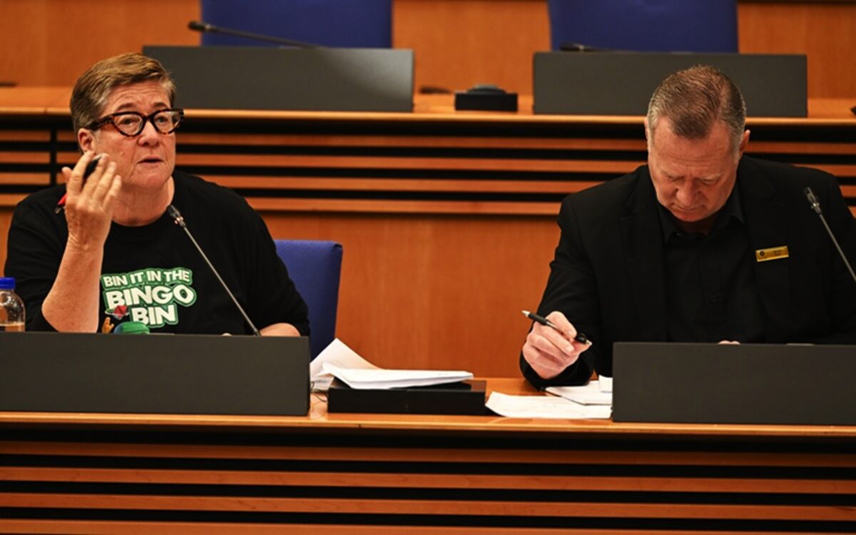 Councillor Carolynne Franklin (left) officiated the Permit Advisory Forum meeting 