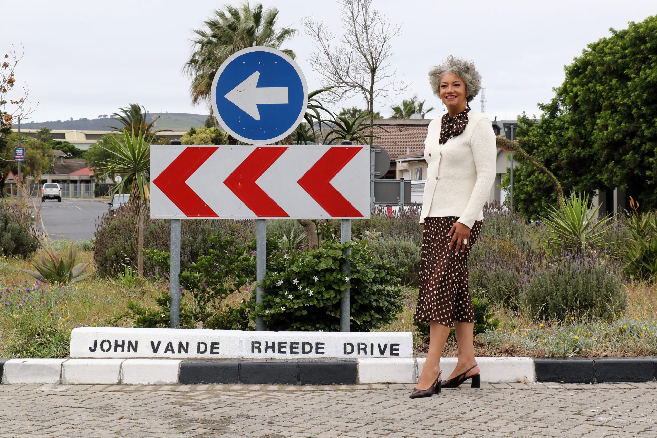 Sandra van de Rheede, wife of the late John van de Rheede.