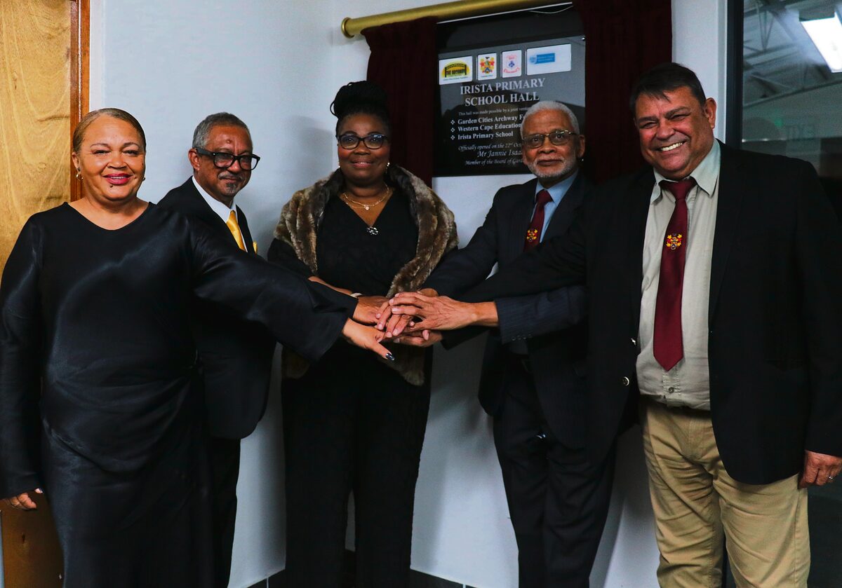Finally, Irista Primary in Sarepta, Kuils River has its own hall