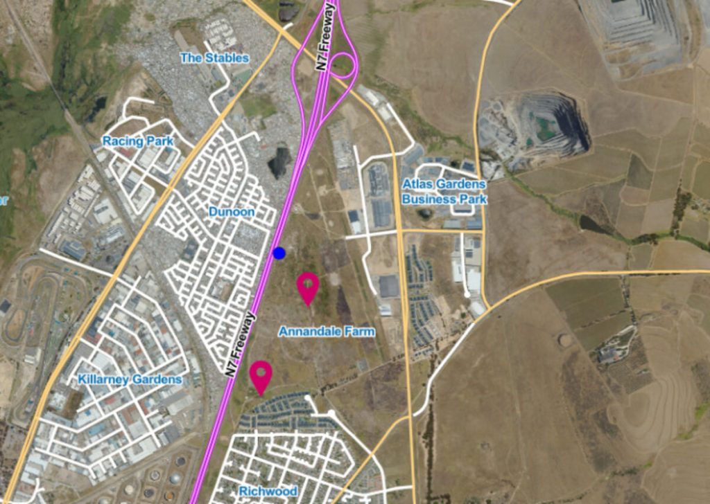 Map Annandale Farm