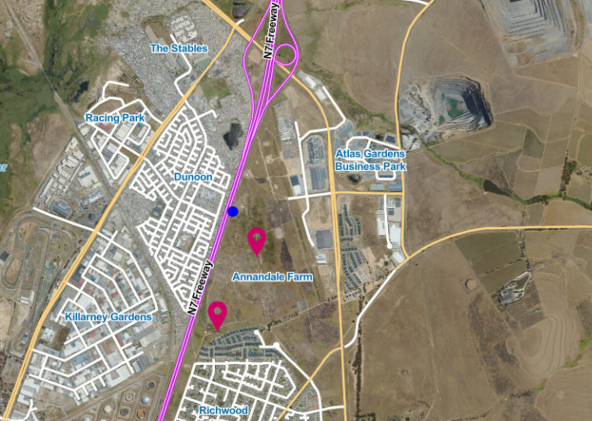 Map Annandale Farm