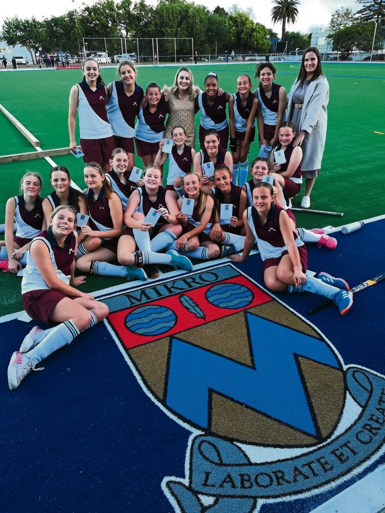 Leerders op die astroveld
