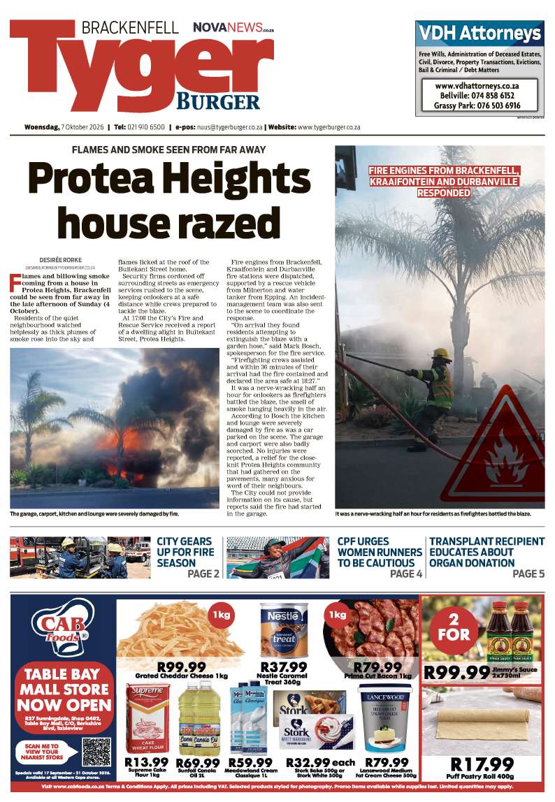TygerBurger | Brackenfell | E-edition | 7 October 2026