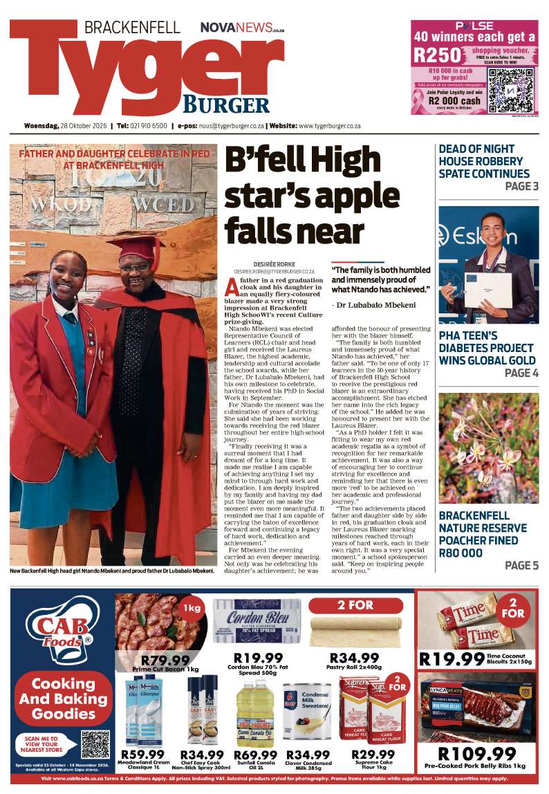 TygerBurger | Brackenfell | E-edition | 28 October 2026