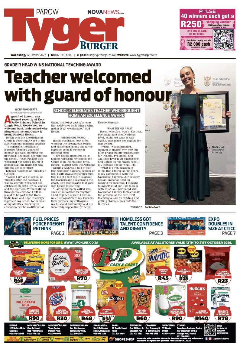 TygerBurger | Parow | E-edition | 14 October 2026