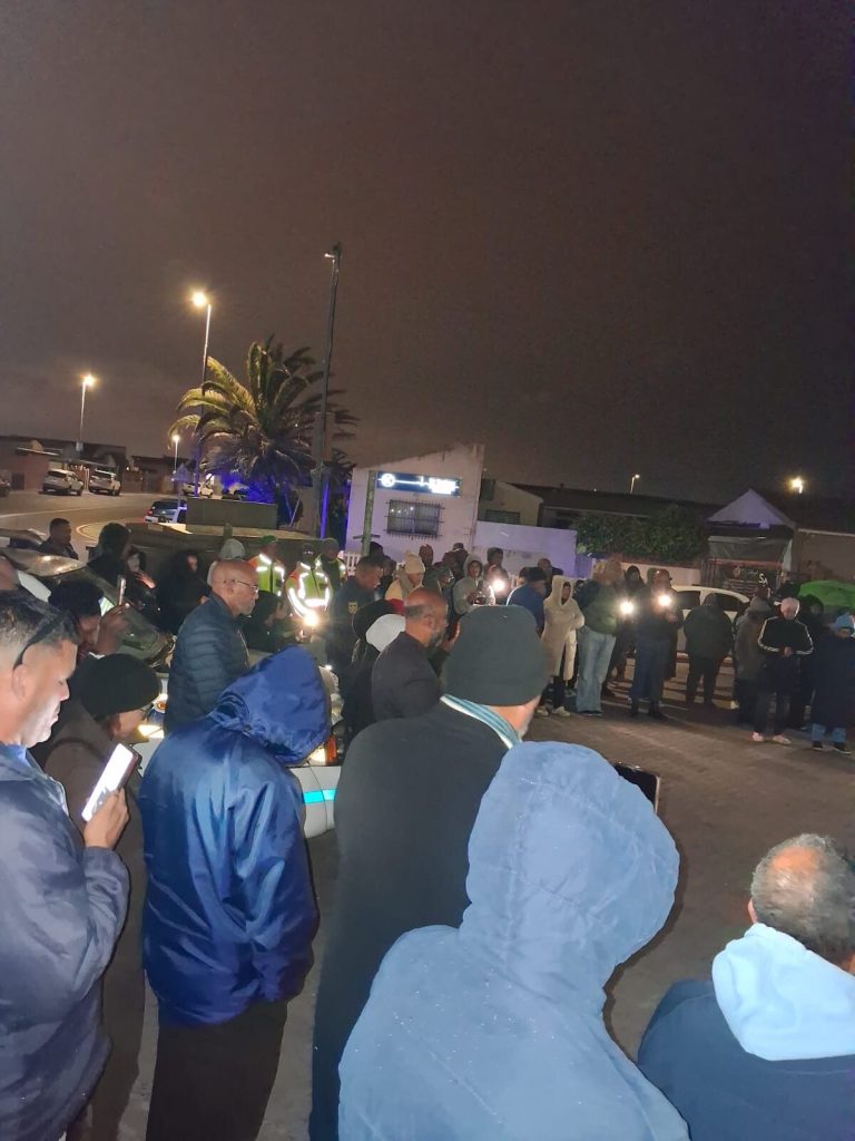 Residents gathered at Blud Dakke to prayer in response to the recent shootings in the area.