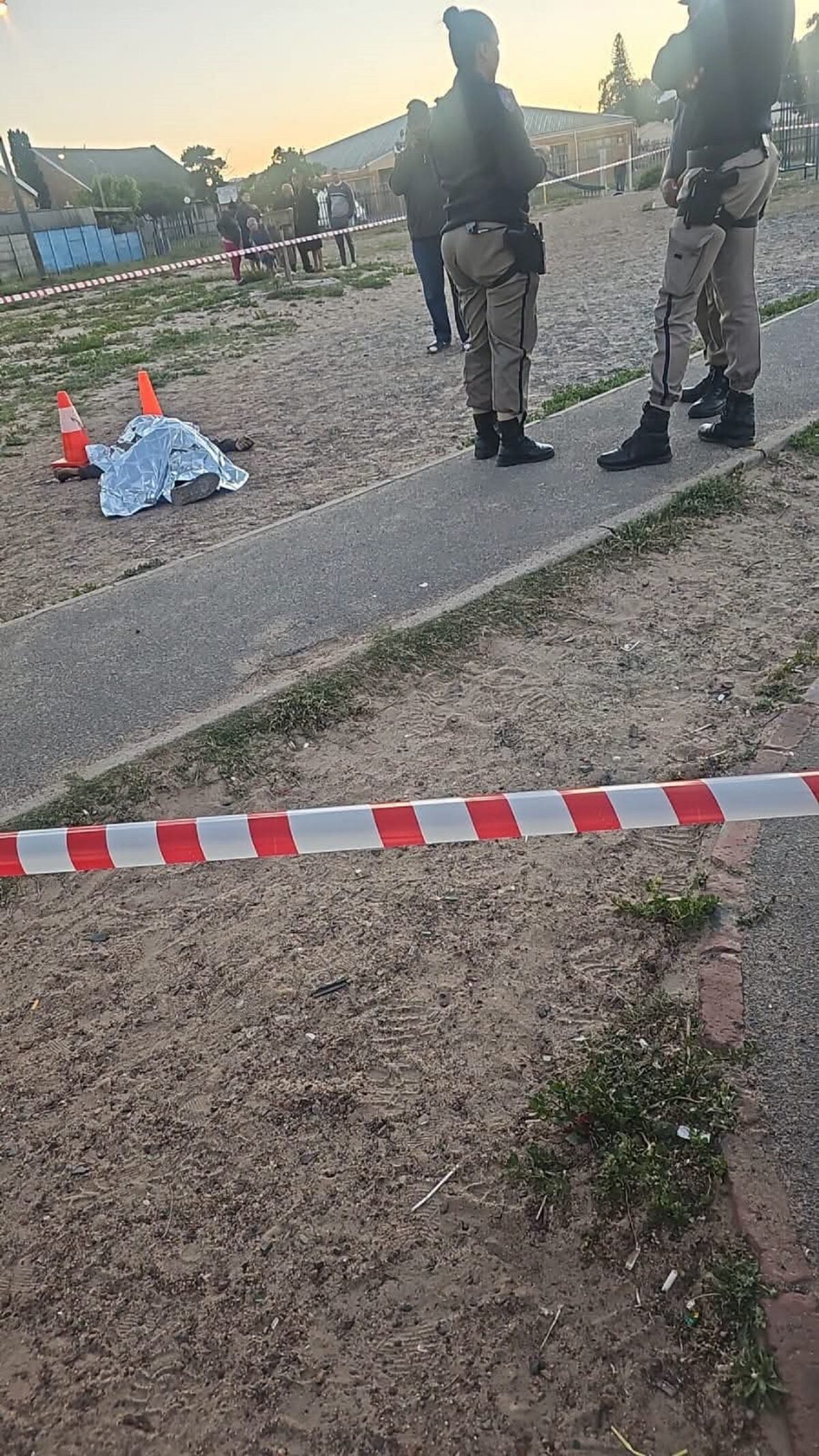 The man's body was found at around 06:30.