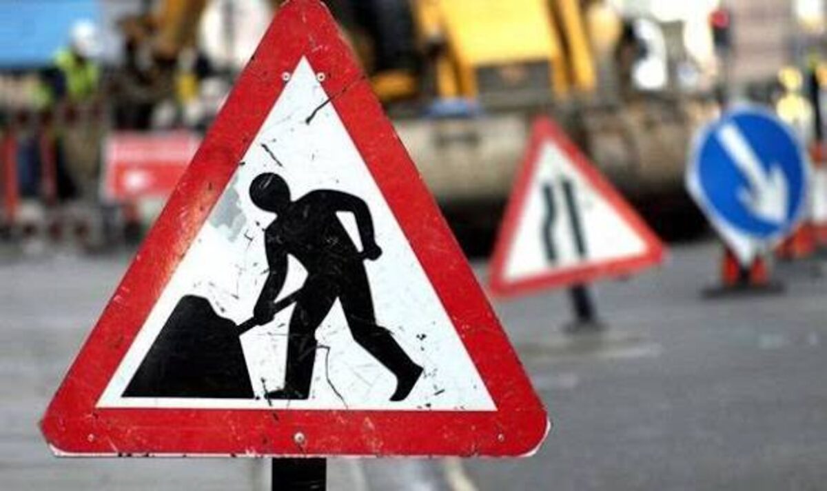 Roadworks across Blaauwberg