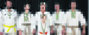 Karateka win medals at national event