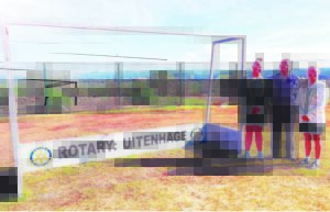rotariërs knap doelhokke op