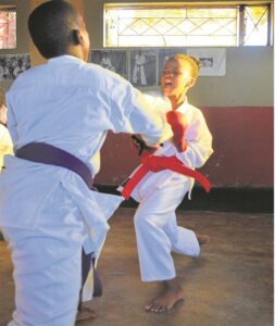 ‘Karate kid’ (9) … is fast and furious