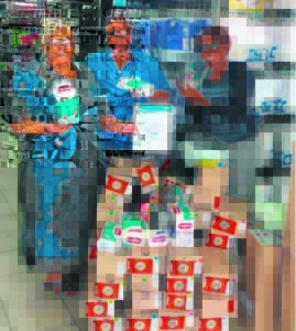 The mothers gift donates shoes