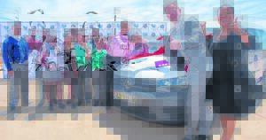 VW handover of Caddy and 60 bicycles